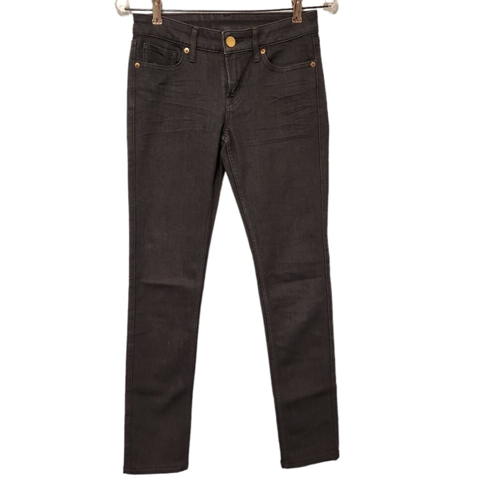 Uniqlo Skinny Jeans Stretch Dark Gray Womens Size 0 (28x30) NWOT‎